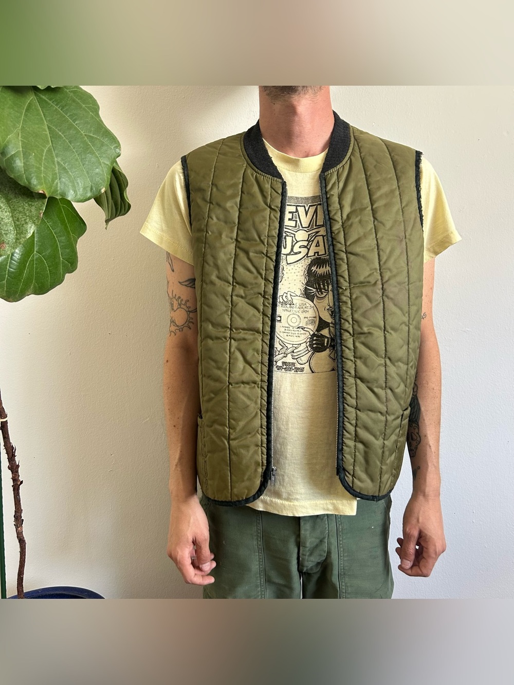 Vintage Sears Quilted Vest